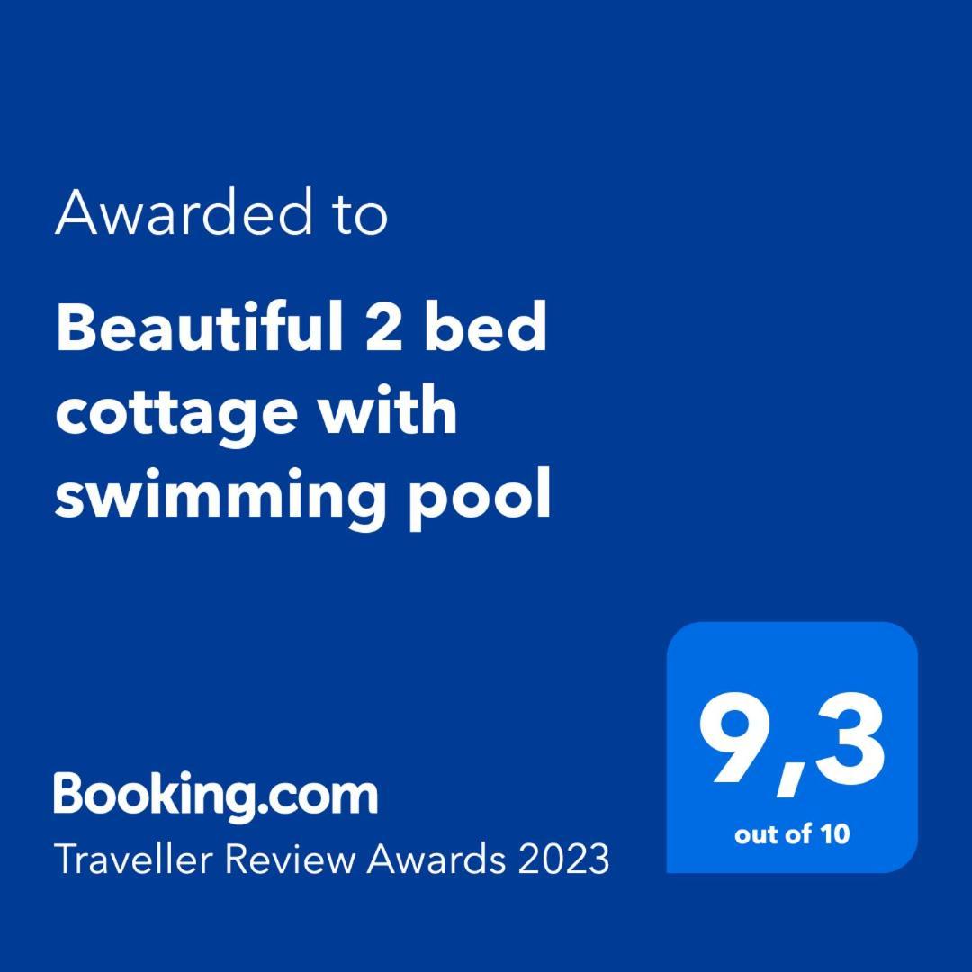 Beautiful 2 Bed Cottage With Swimming Pool Pagéas 客房 照片